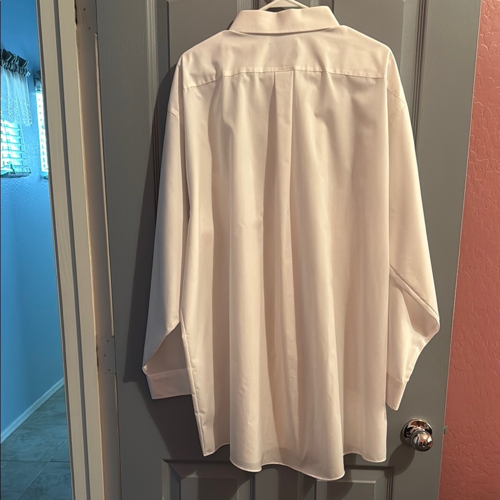 Stafford Men's Dress Shirt - White - Picture 5 of 8